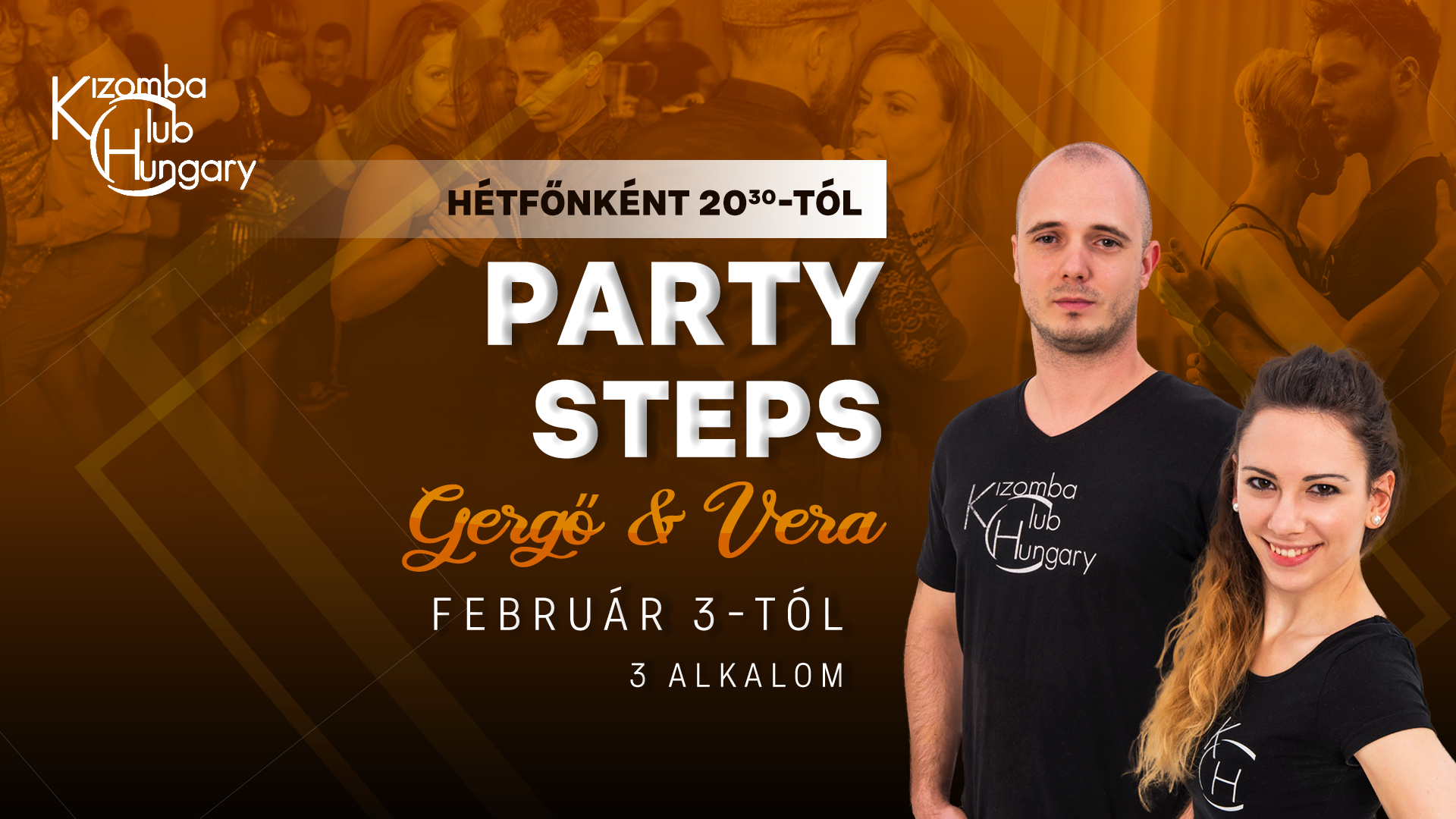 Kizomba Party Steps - Gergő&Vera (KCH)