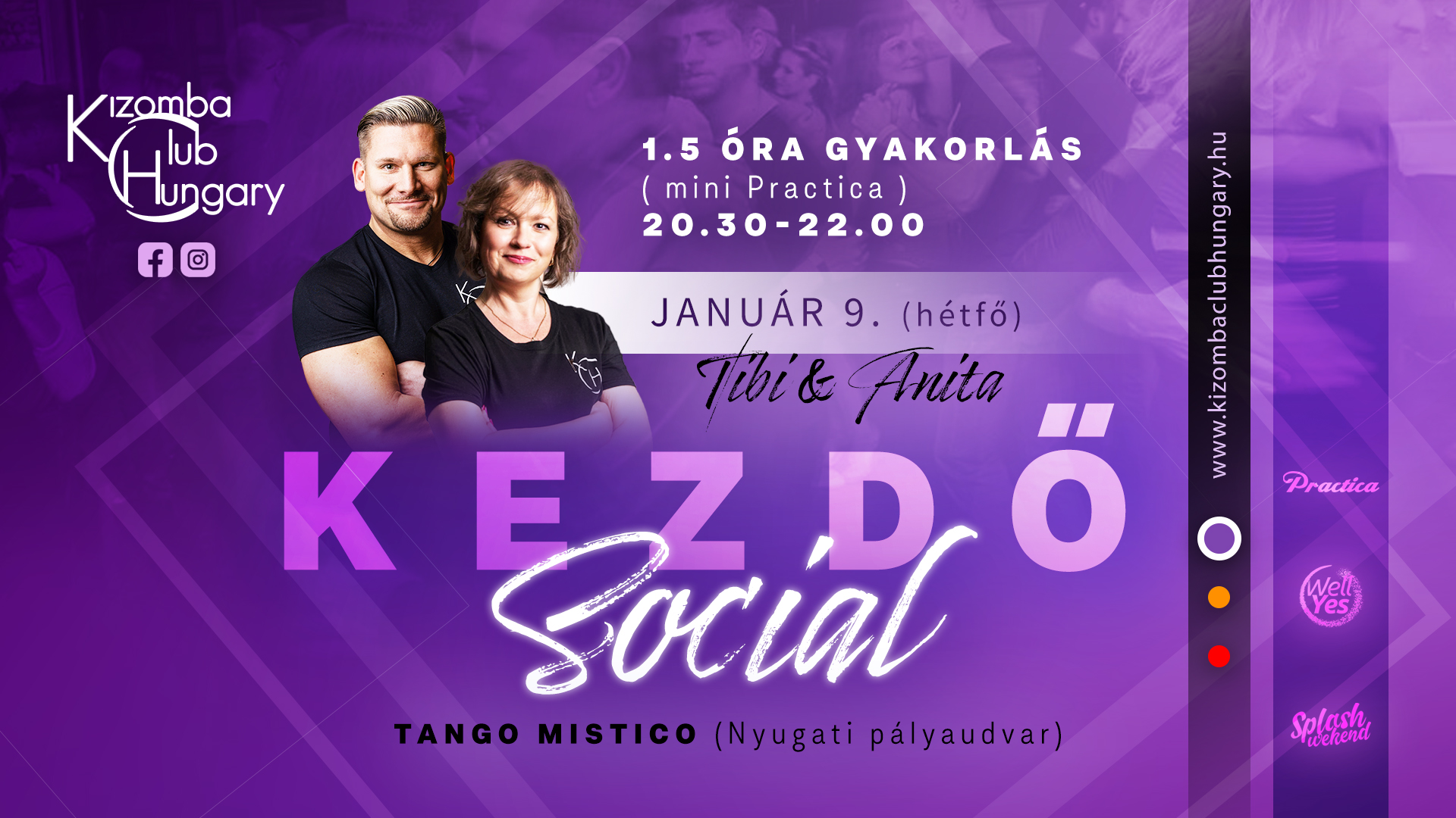Kizomba Kezdő Social - Tibi & Anita (KCH)