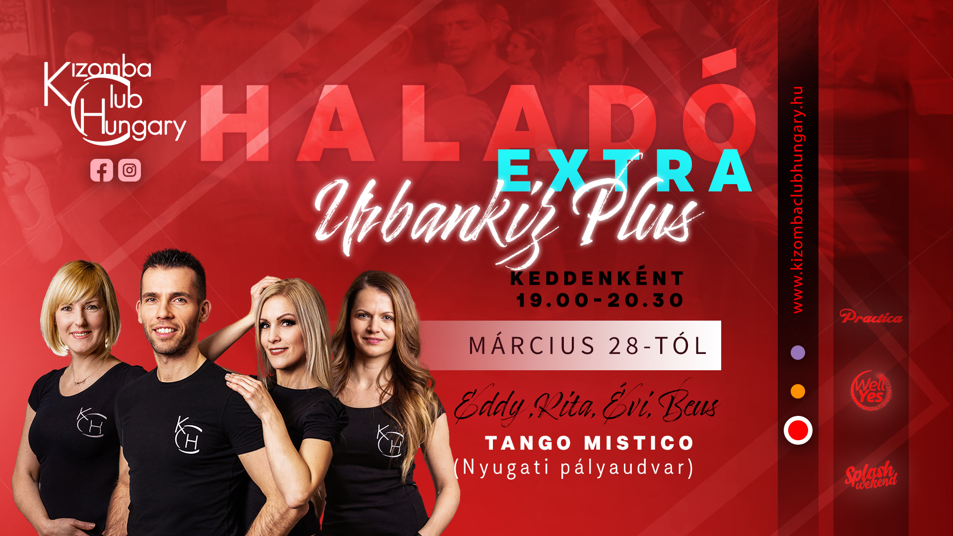 Kizomba Haladó Extra / Urbankiz Plus - Eddy, Rita, Évi, Beus