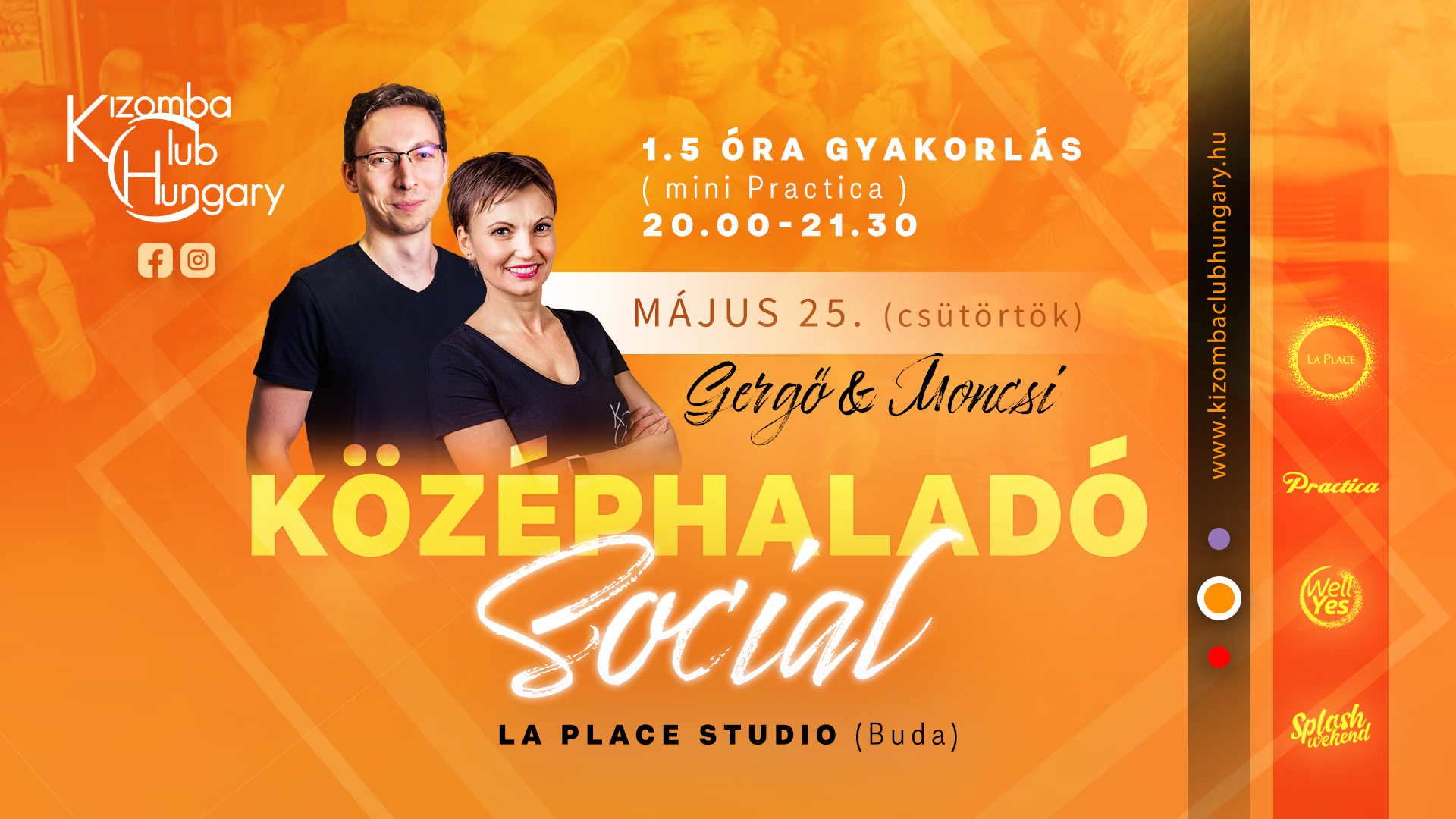 Kizomba Középhaladó Social - Gergő & Moncsi (KCH)