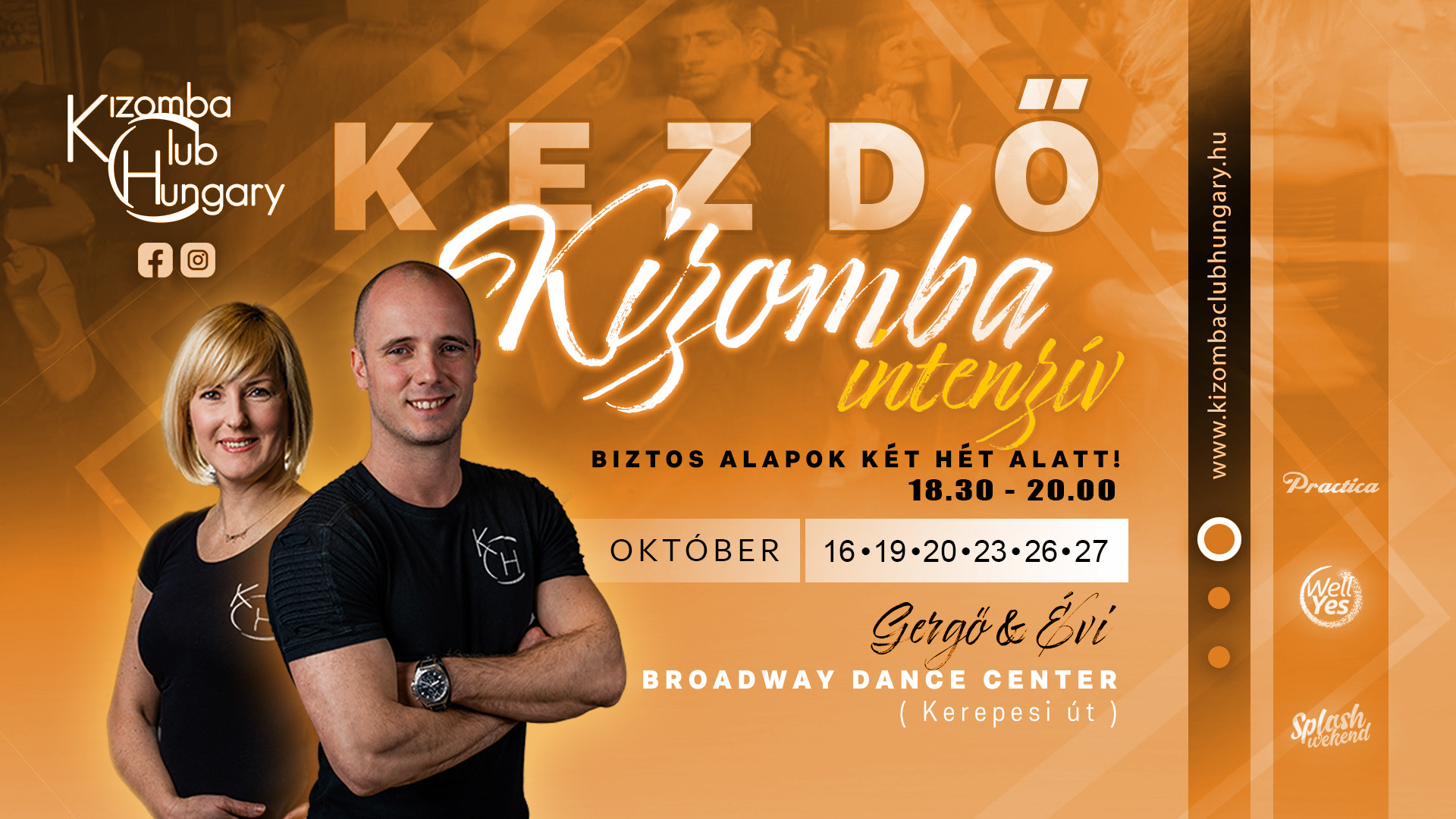 Intenzív kezdő Kizomba tanfolyam (KCH)