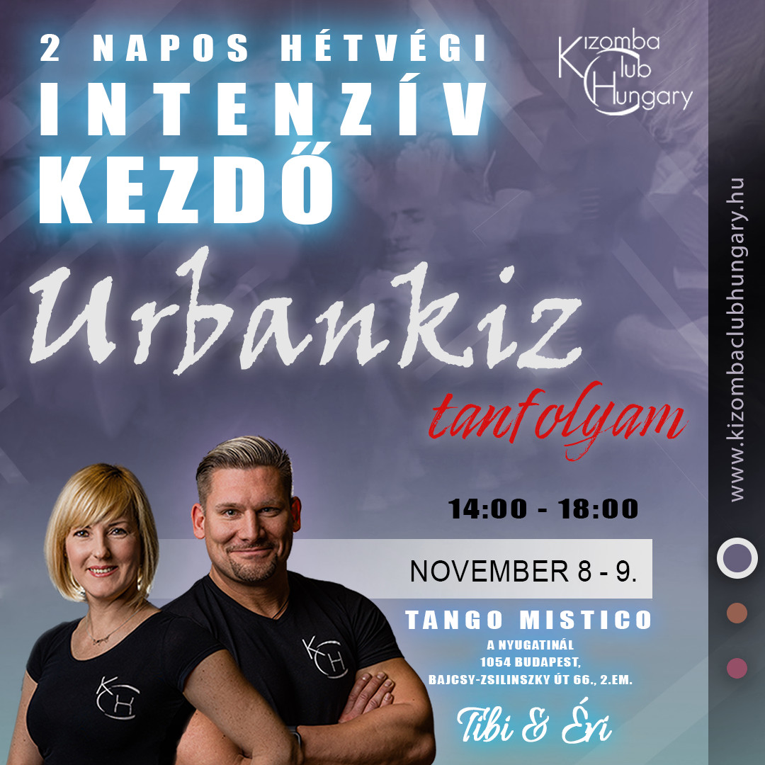 Hétvégi intenzív kezdő Urbankiz tanfolyam (KCH)-Tibi&Évi