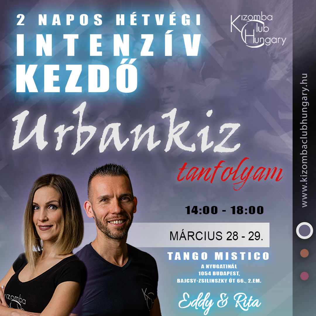 Hétvégi intenzív kezdő Kizomba tanfolyam (KCH)-Eddy&Rita